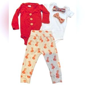 Cuddle Sleep Dream 5-piece Outfit GUC 9M Fall Autumn outfit!